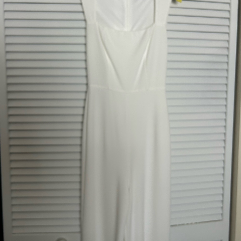 Lulu's Classic White Jumpsuit